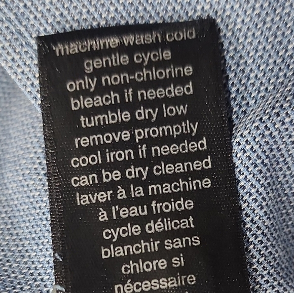 John Varvatos Mens Slim Fit Button Down Blue Dress Shirt Size Small. - Picture 13 of 14